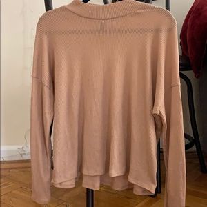Mock neck sweater top
